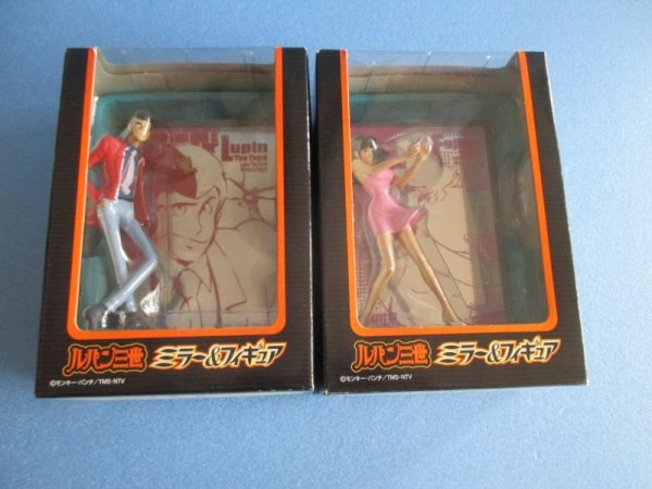 画像3: ルパン三世[ミラー＆フィギュア4体セット　ルパン不二子次元五右衛門]Lupin the 3rd [Mirror & figure 4 body set Lupine Fujiko Dimension Goemon] (3)