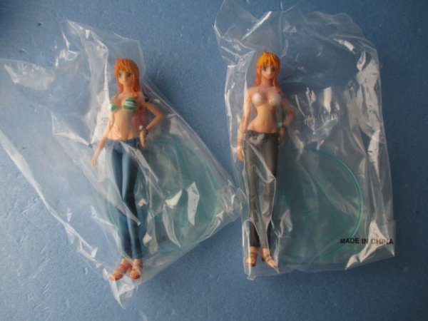 画像2: ワンピース[ナミ　フィギュア　2種セット　超ワンピーススタイリング　REUNITED PIRATES]One Piece [NAMI figure super one-piece styling REUNITED PIRATES] (2)