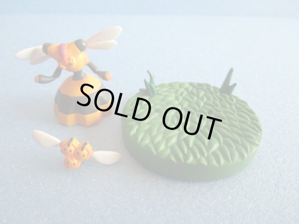 画像1: ポケットモンスター[立体ポケモン図鑑　DP09　カモネギ／ウパー／ヌオー ]Pokemon [Three-dimensional Pokemon picture book DP09　Honey/Beaquin] (1)