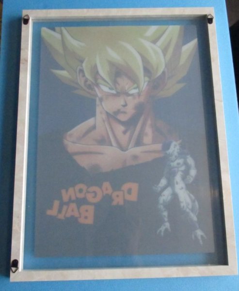 画像5: ドラゴンボール[鳥山明◎ビジュアルボード◎悟空フリーザ額縁入ポスター]Dragon Ball [Akira Toriyama◎Visual board◎Goku Frieza framed poster] (5)