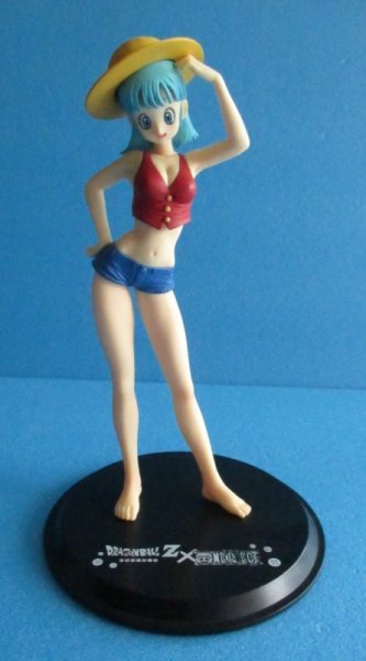 画像1: ドラゴンボール[ブルマ　フィギュア　ルフィ　ワンピースコラボ]Dragon Ball[BURUMA figure Luffy One Piece collaboration] (1)