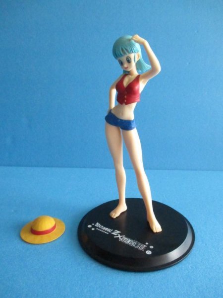 画像3: ドラゴンボール[ブルマ　フィギュア　ルフィ　ワンピースコラボ]Dragon Ball[BURUMA figure Luffy One Piece collaboration] (3)