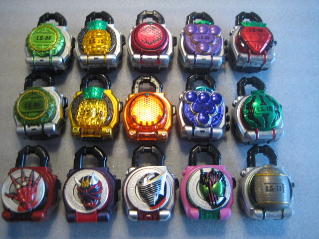 仮面ライダー鎧武[ロックシード15個セット]まとめ売りKamen rider