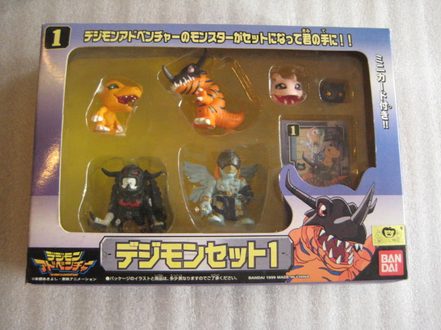 デジモンアドベンチャー[デジモンセット1フィギュア]Digimon Adventure [Digimon Set 1 Figure]